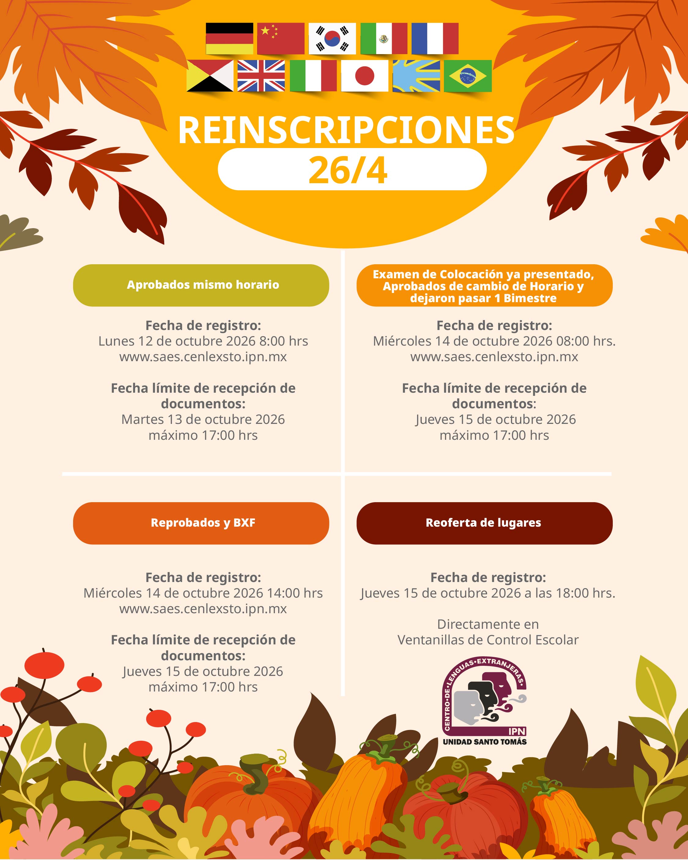 Reinscripciones 2026/4